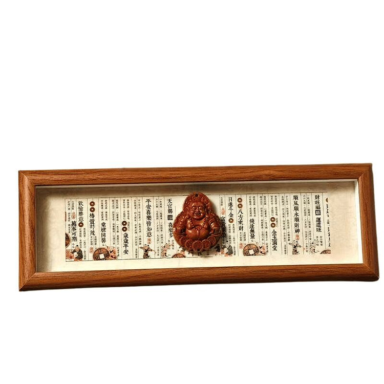 灵隐仙踪 笑佛纳吉摆件相框 1 份