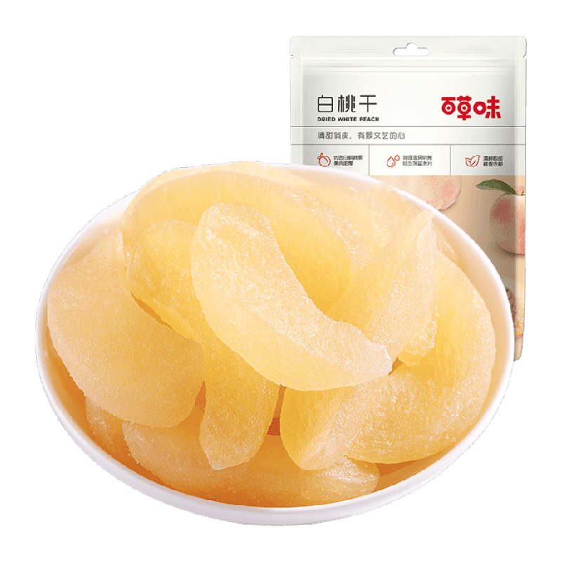 百草味 白桃干 100g 100 克