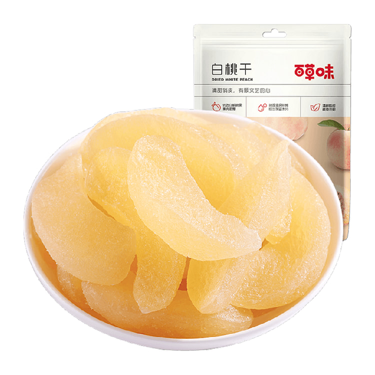 百草味白桃干100g