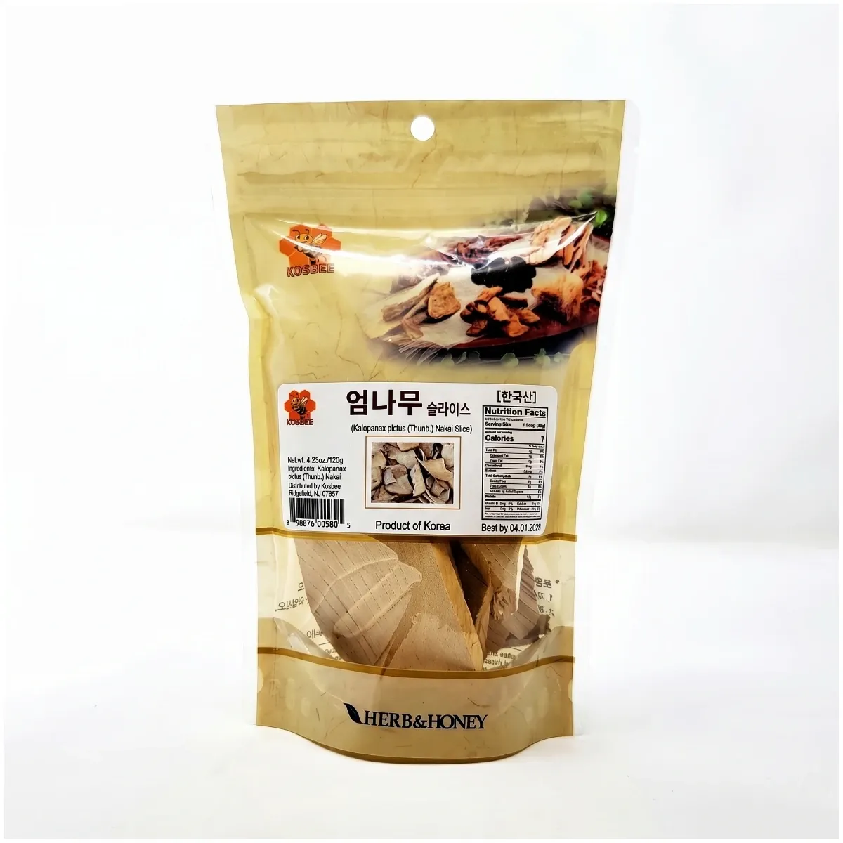 KOSBEE Korean Kalopanax Wood Slices - 4.23 oz 1 each