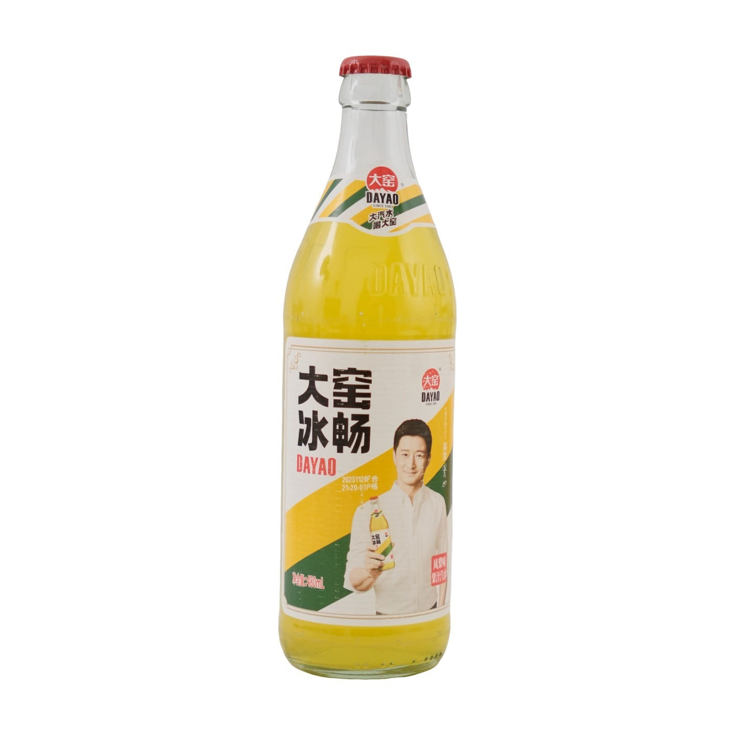 Dayao Series Soft Drinks - Pineapple Flavor*12 480 ml*12 bottles
