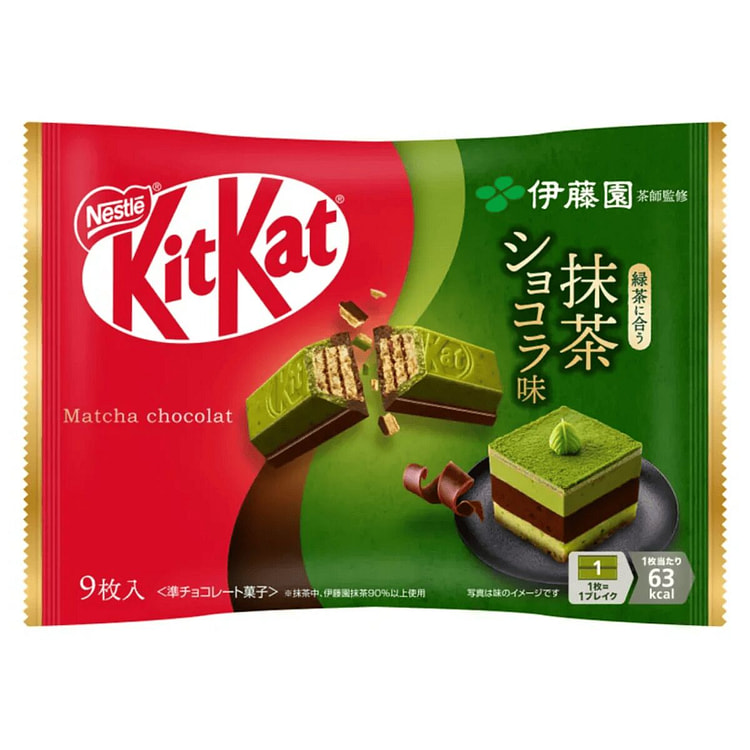 雀巢KitKat伊藤园巧克力威化 抹茶巧克力味
