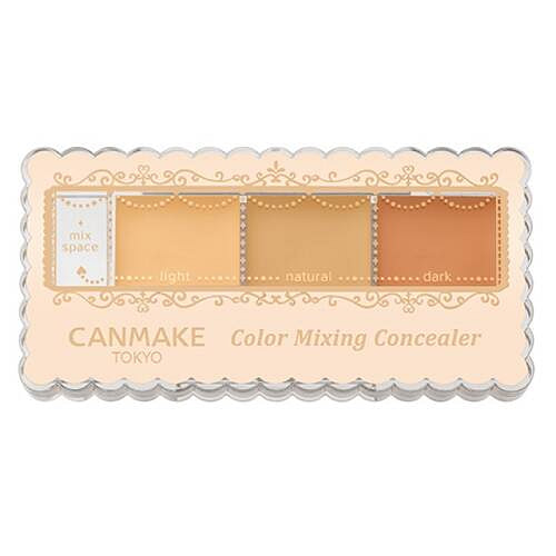 Canmake 3-Color Concealer 03 Orange Beige 1 each