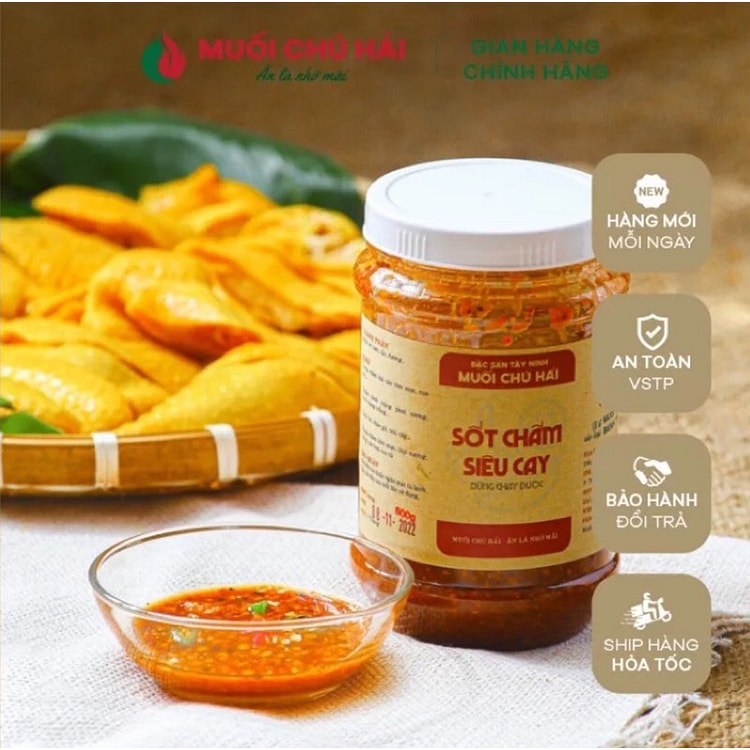 MUỐI CHÚ HẢI SỐT CHẤM SIÊU CAY ( EXP 06/25)