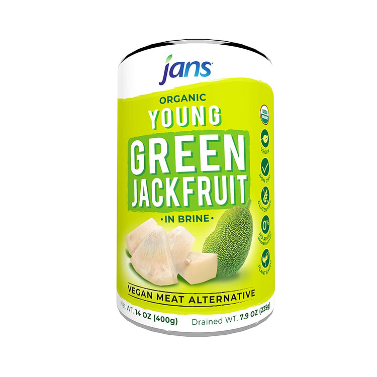 Jans Organic Green Jackfruit in Brine Pack of 6 13.5 fl.oz*6 pack