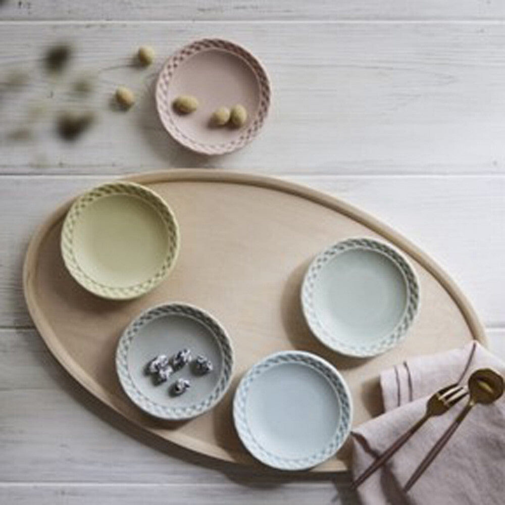 Japanese Mino Ware Milky Mini Dish Gift Set of 5 1 each