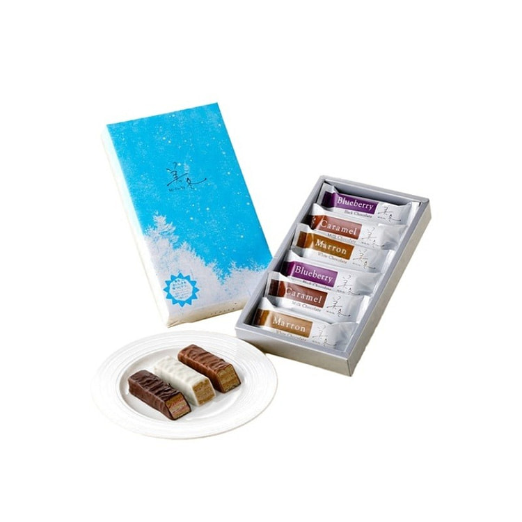 ISHIYA Ishiya White Lover Mei Winter series chocolate wafer 6 pieces are es