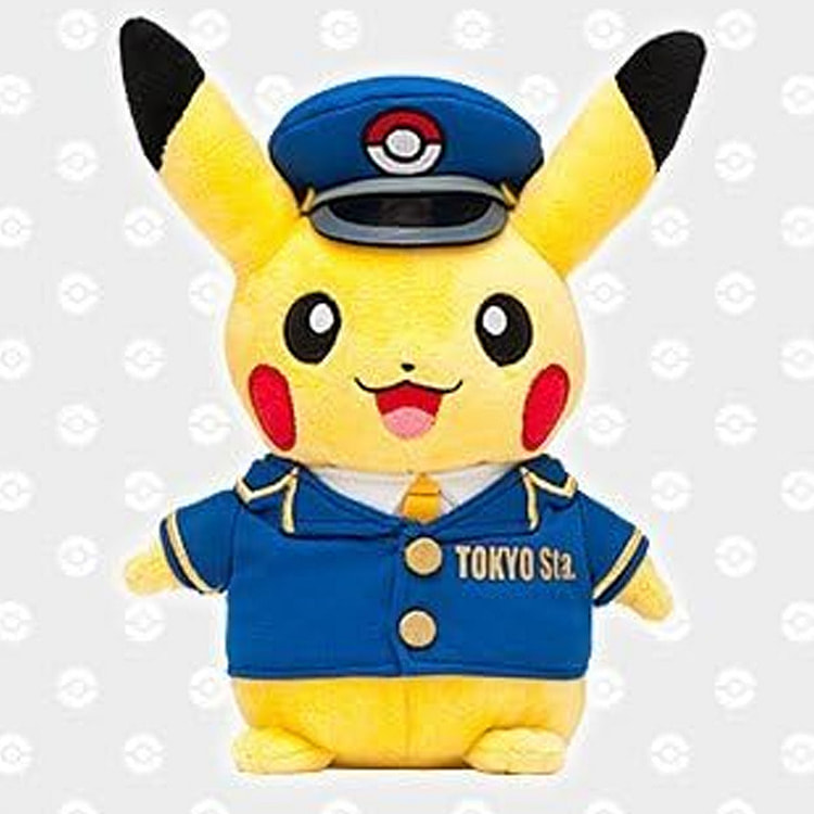 Pokemon Stationmaster Pikachu Plush Toy 1 count