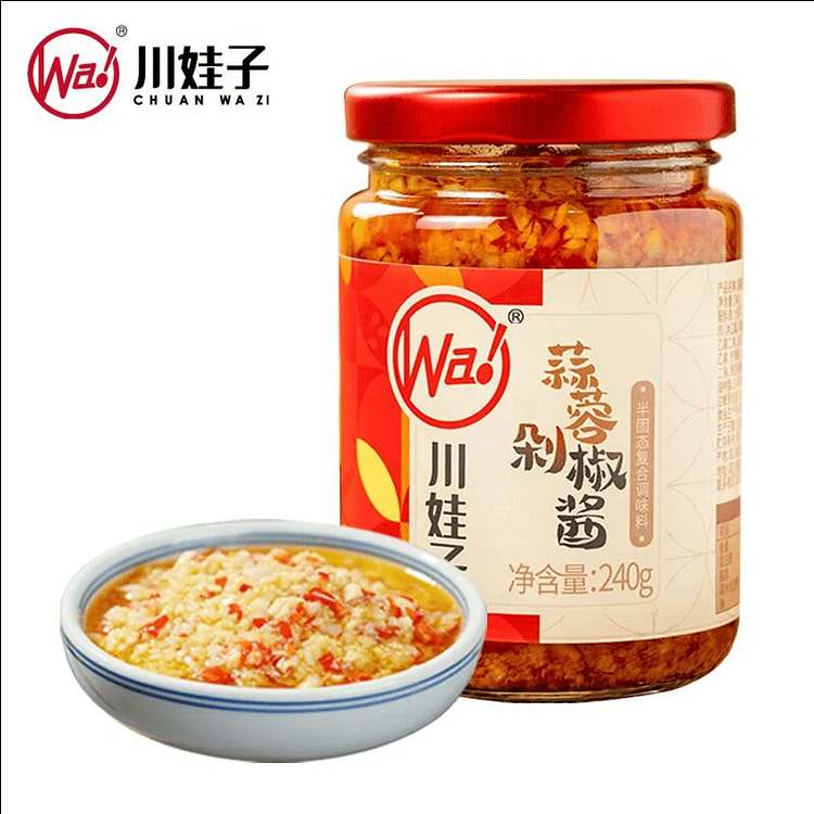 川娃子剁椒蒜蓉酱240g*1瓶 240 克