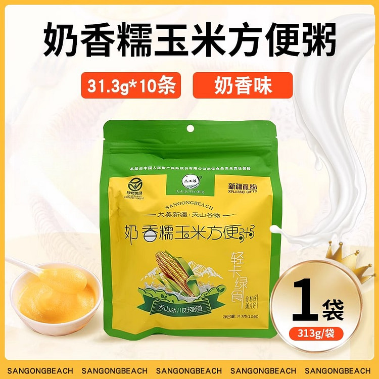 Corn paste milk flavor 313g*1 bag 313 g