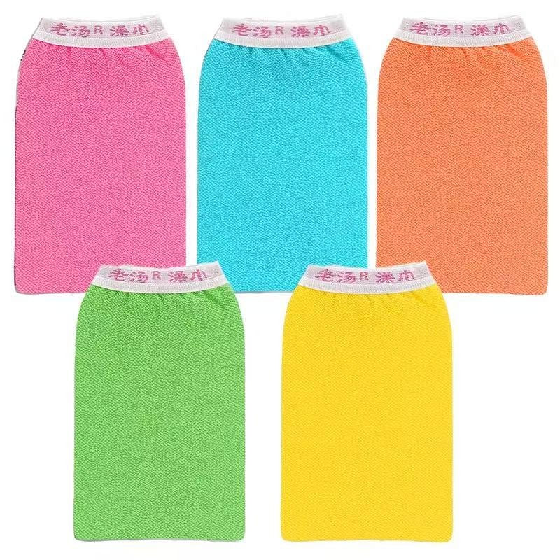 Old-style exfoliating bath towel, pack of 5 5 each