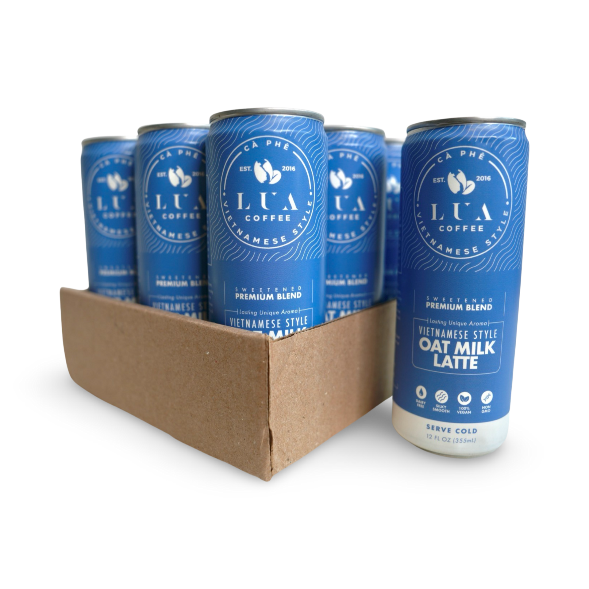 Lua Coffee - Oat Milk Latte (Case of 12) 144 fl.oz