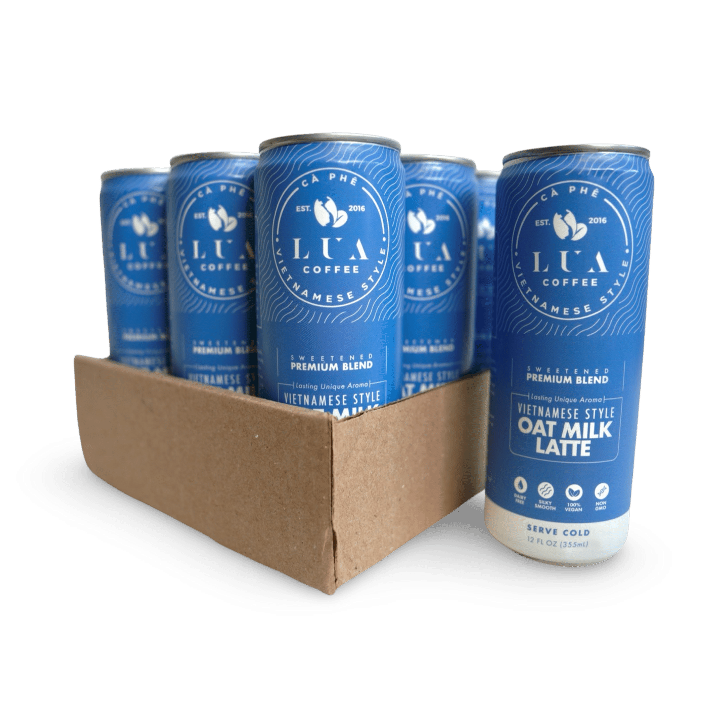 Lua Coffee – Oat Milk Latte (Case of 12) 144 fl.oz