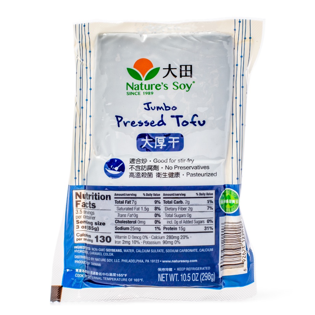 Get Nature's Soy Jumbo Pressed Tofu 298 g Delivered Weee! Asian Market