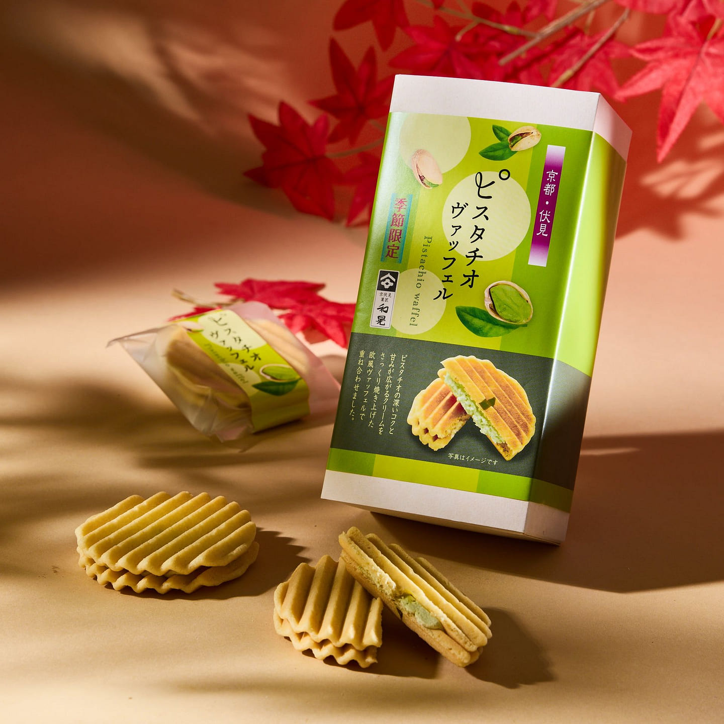 开心果华夫夹心饼干(5块) 201 克