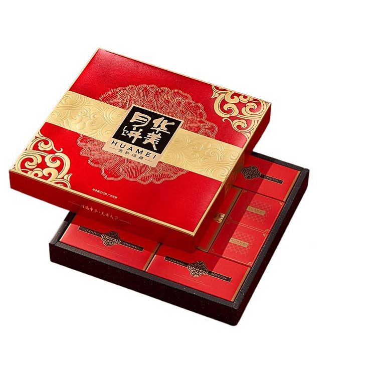 华美广式金秋颂福月饼810g*1盒 810 克