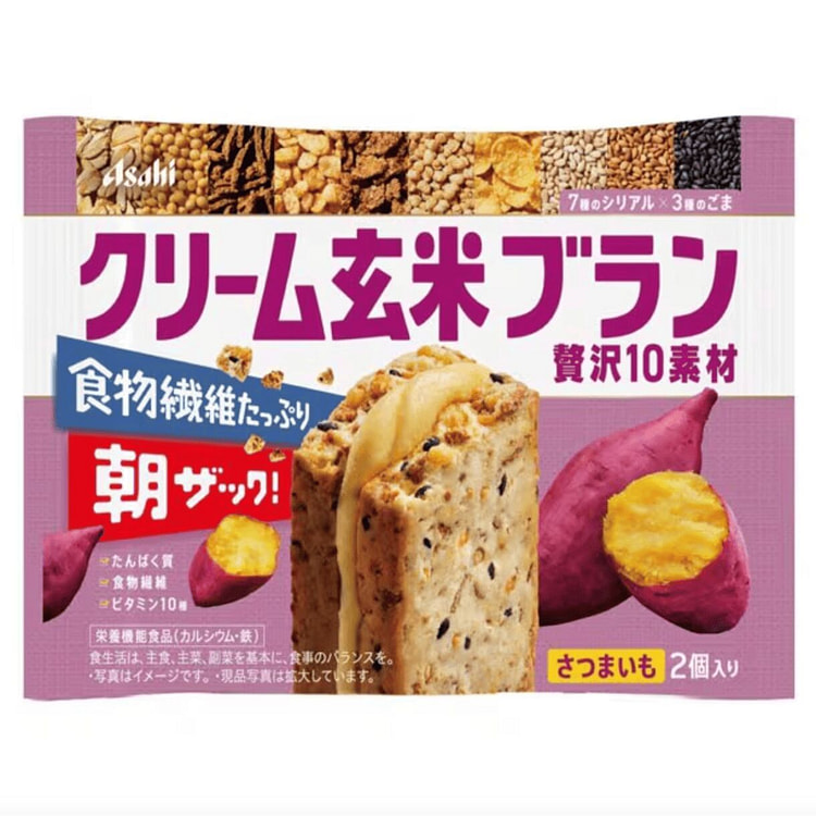 ASAHI Sweat Potato Butter Oatmeal Cookie 2 pcs 1 each