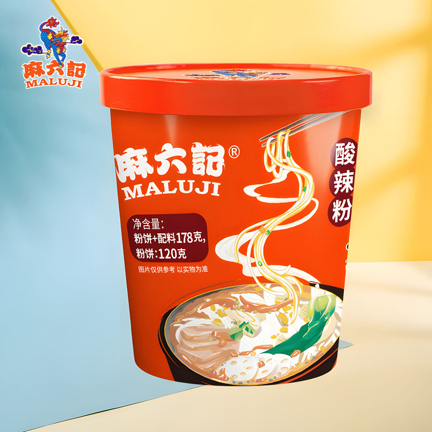 Maluji Hot and Sour Noodles 178 グラム
