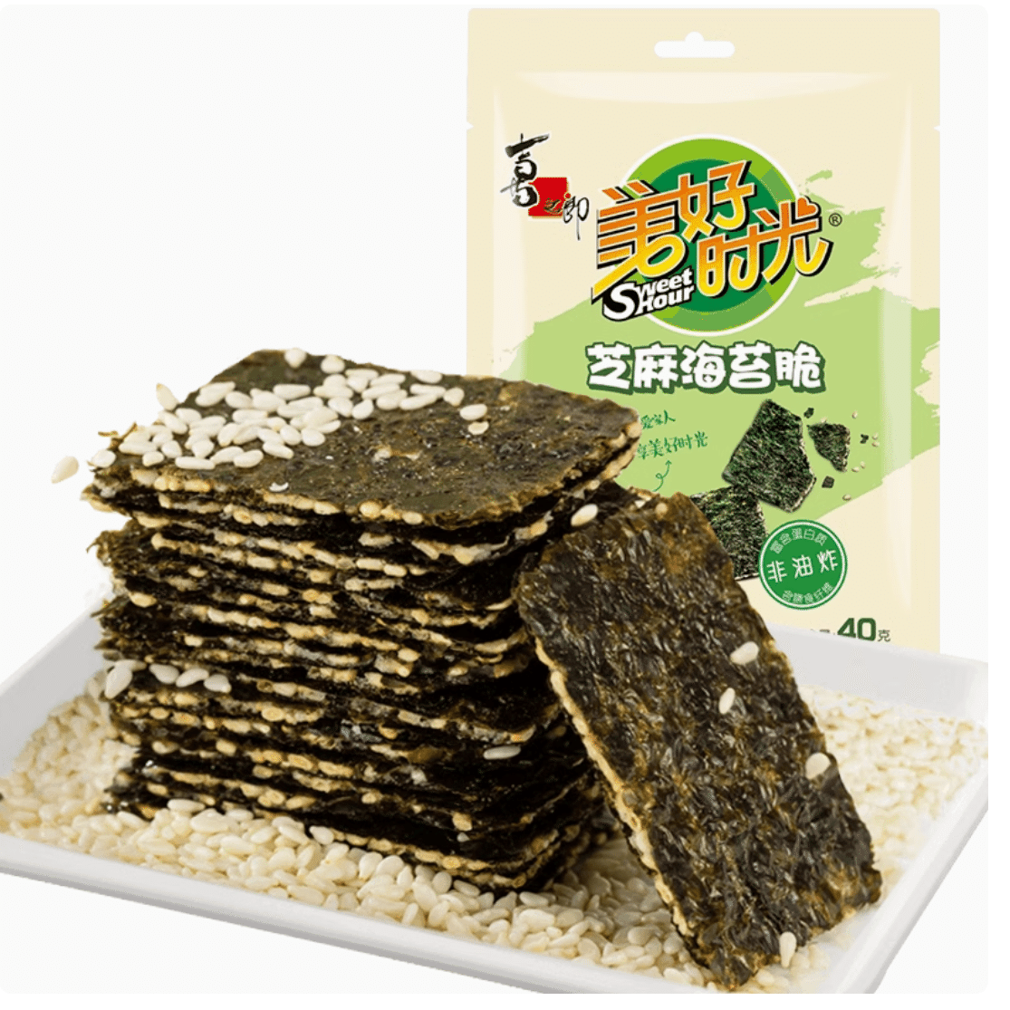Good Times Sesame and Seaweed Sandwich Crispy 40g 40 g