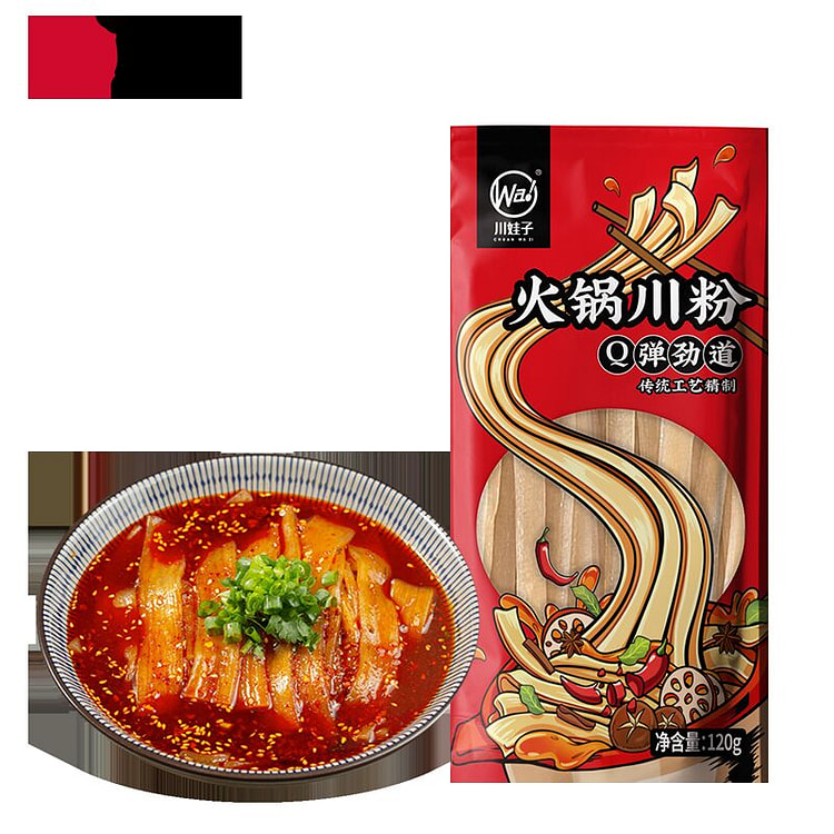 川娃子 四川火锅宽粉120g*1袋