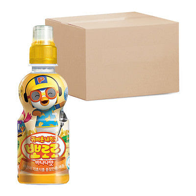 Paldo Pororo Banana Flavored Drink Milk 7.95 oz pack of 24 1 each
