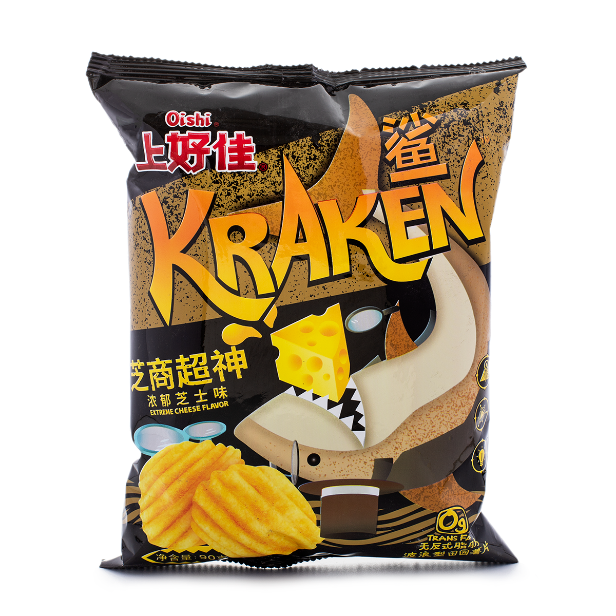 ポテチ☆ Oishi 波型ポテトチップス チーズ味 - Weee!