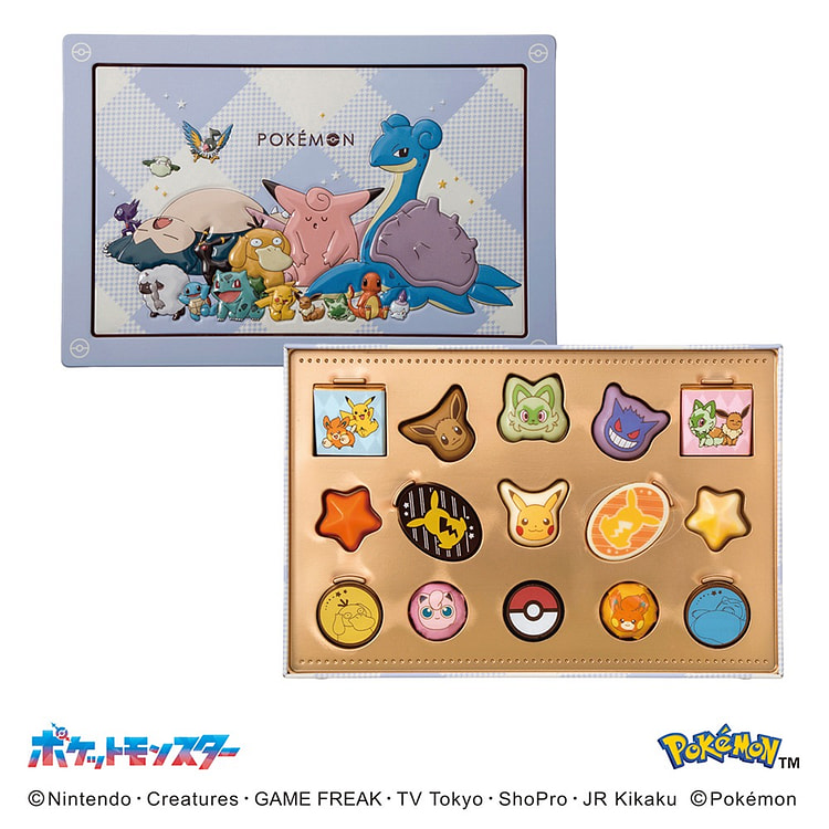 情人节限定宝可梦皮卡丘POKEMON巧克力 15枚 1 罐