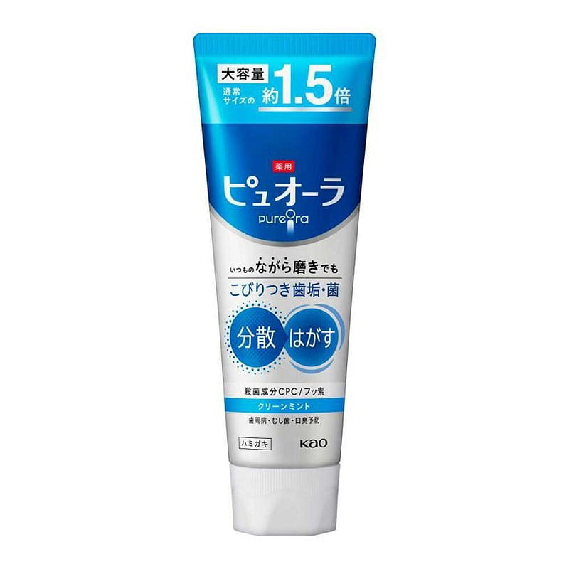 【医薬部外品】薬用ピュオーラ ハミガキ クリーンミント 大容量 170g 1 個