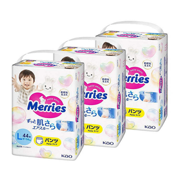 Merries Pants 婴儿纸尿裤 大号 盒装