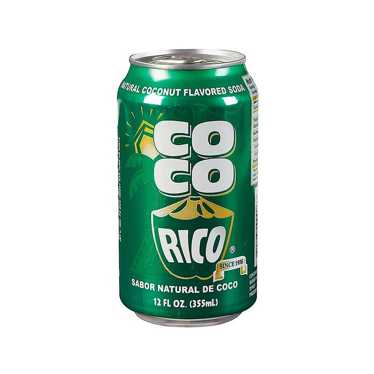 Coco Rico Coconut Flavored Soda - 6 cans