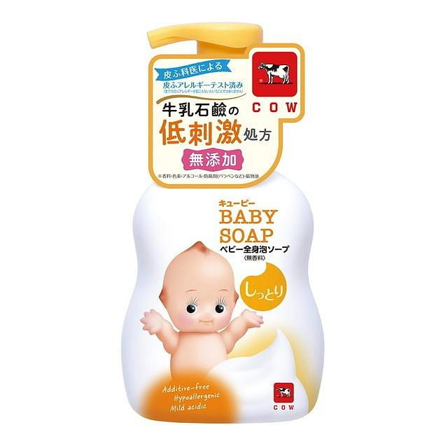 Moist Whole Body Baby Soap (Foam Type) with Pump - Weak acidity low friction no 400 ml(ミリリットル)