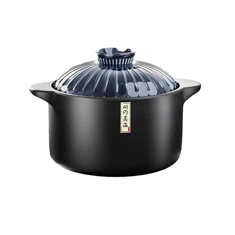 1.7夸脱陶瓷砂锅 带盖陶瓷锅 耐热炖锅汤锅 包邮