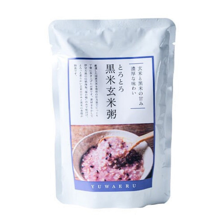 Yuwaeru Black Rice Brown Rice Porridge 200g 1 each
