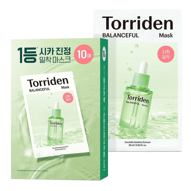 TORRIDEN舒缓积雪草面膜10片 1 份