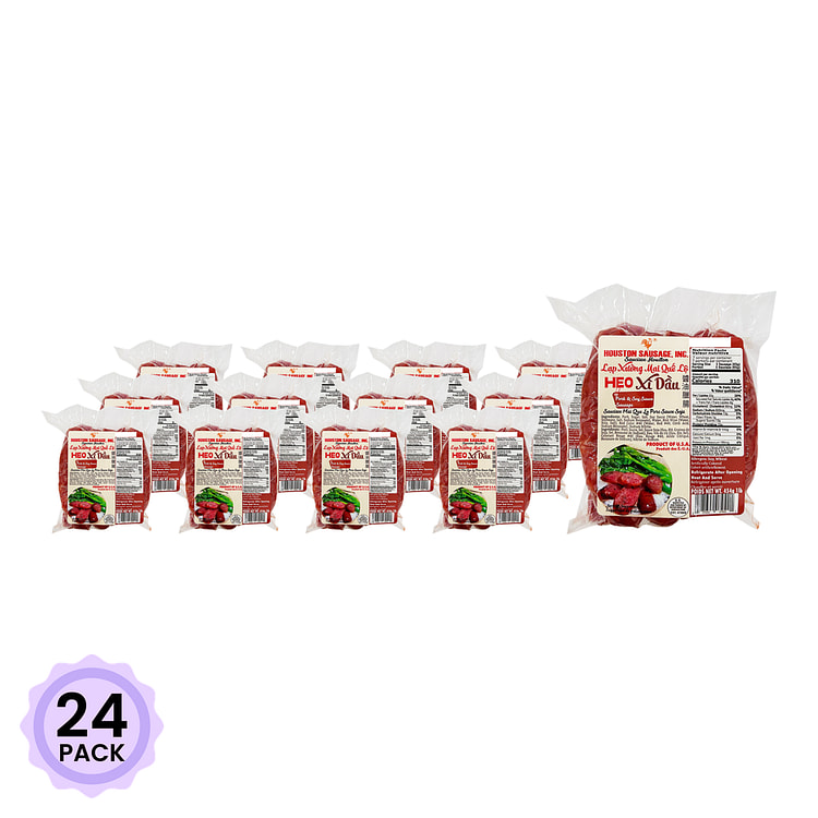 Houston Chinese Sausage with Soy Sauce 16 oz*24 pack