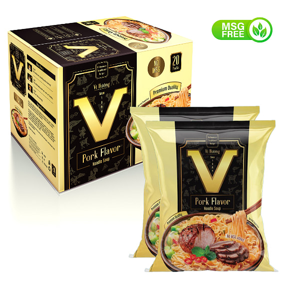 Pork Ramen Noodles Non-MSG instant 20 bag 1 Box