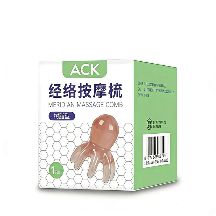 艾斯凯章鱼按摩梳1个 1 盒