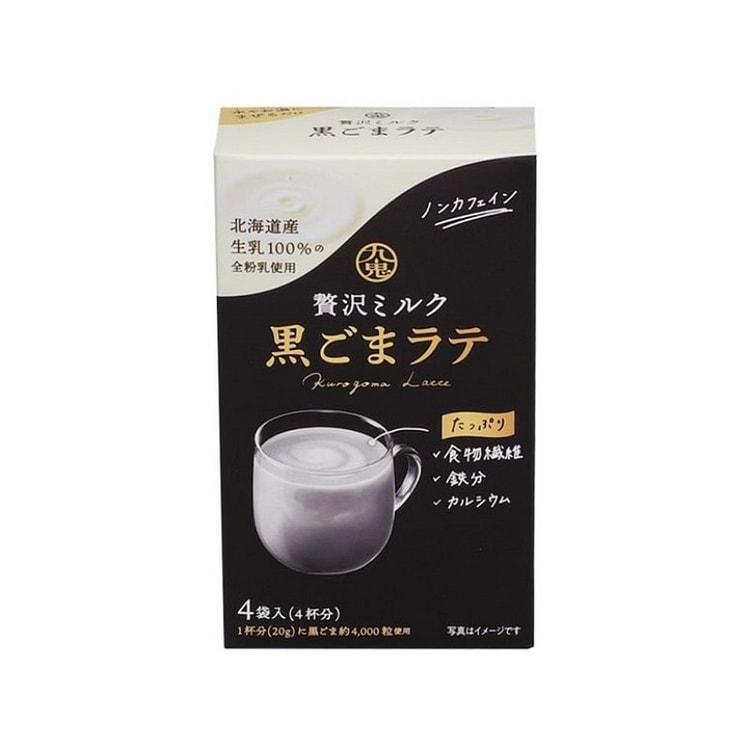 九鬼 牛奶黑芝麻拿铁 4袋