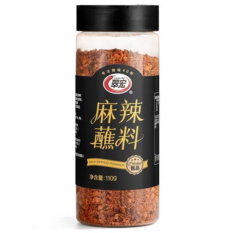 翠宏麻辣碟蘸料110g*1瓶 1 瓶