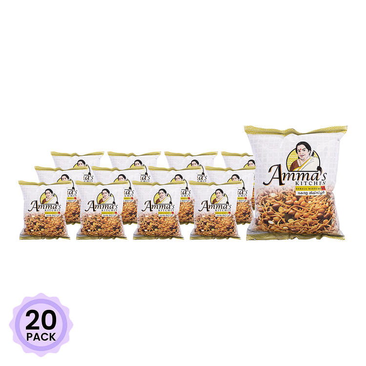 Ammas Kitchen 印度风味香辣花生零食 285 克*20 包