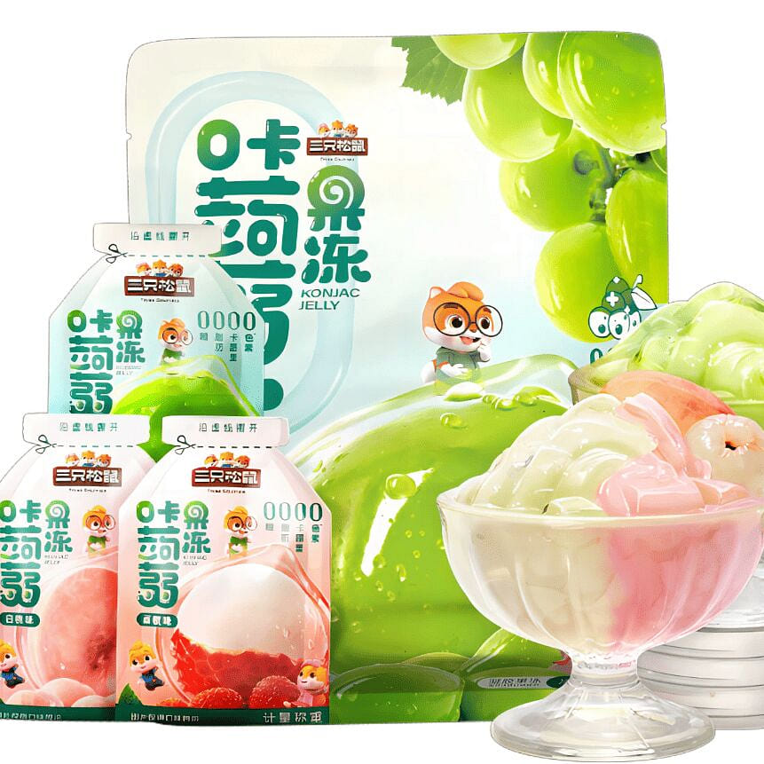 Three Squirrels Mixed Konjac Fruit 480g 480 g