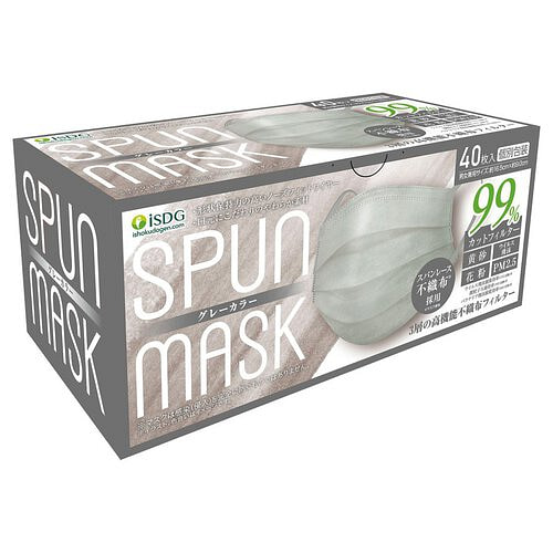 【医食同源】无纺布彩色口罩（灰色） 40片 1 盒