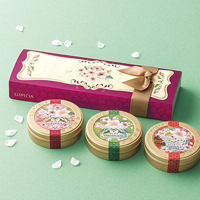 Lupicia 樱花限定 樱花茶三件套 罐装
