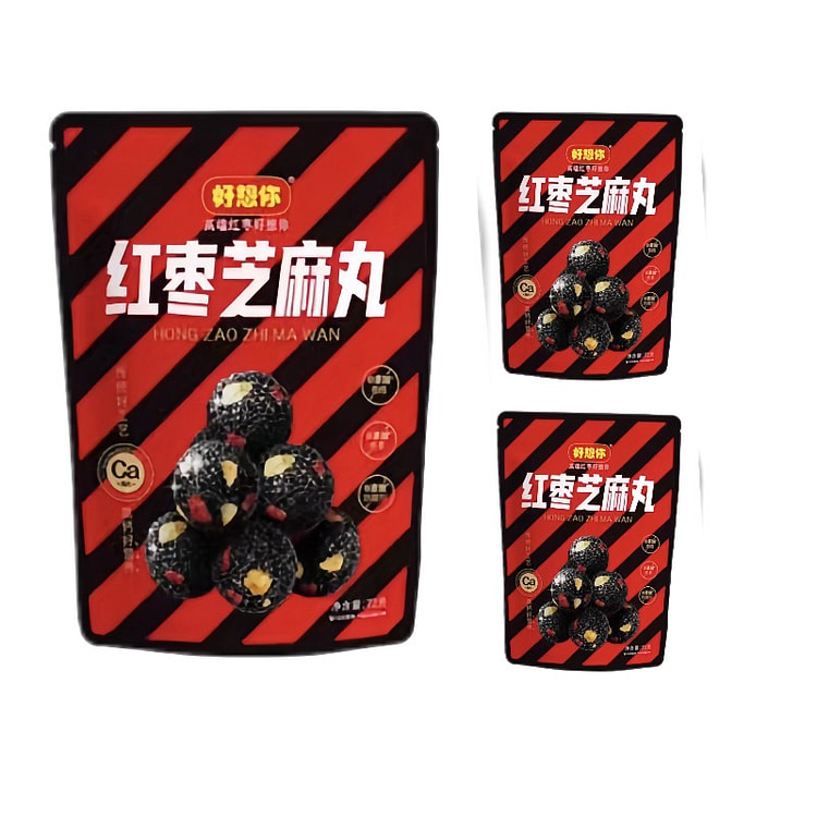 好想你红枣黑芝麻丸72克x3袋