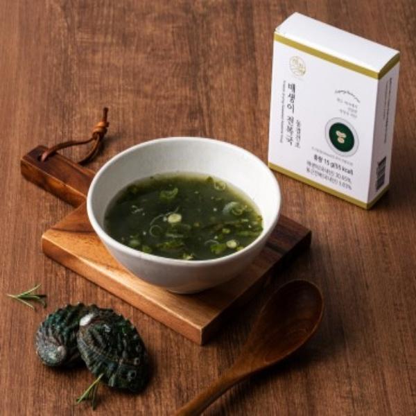 [Haeppeum] Freezedried Seaweed Fulvescens Soup with Abalone Weee!