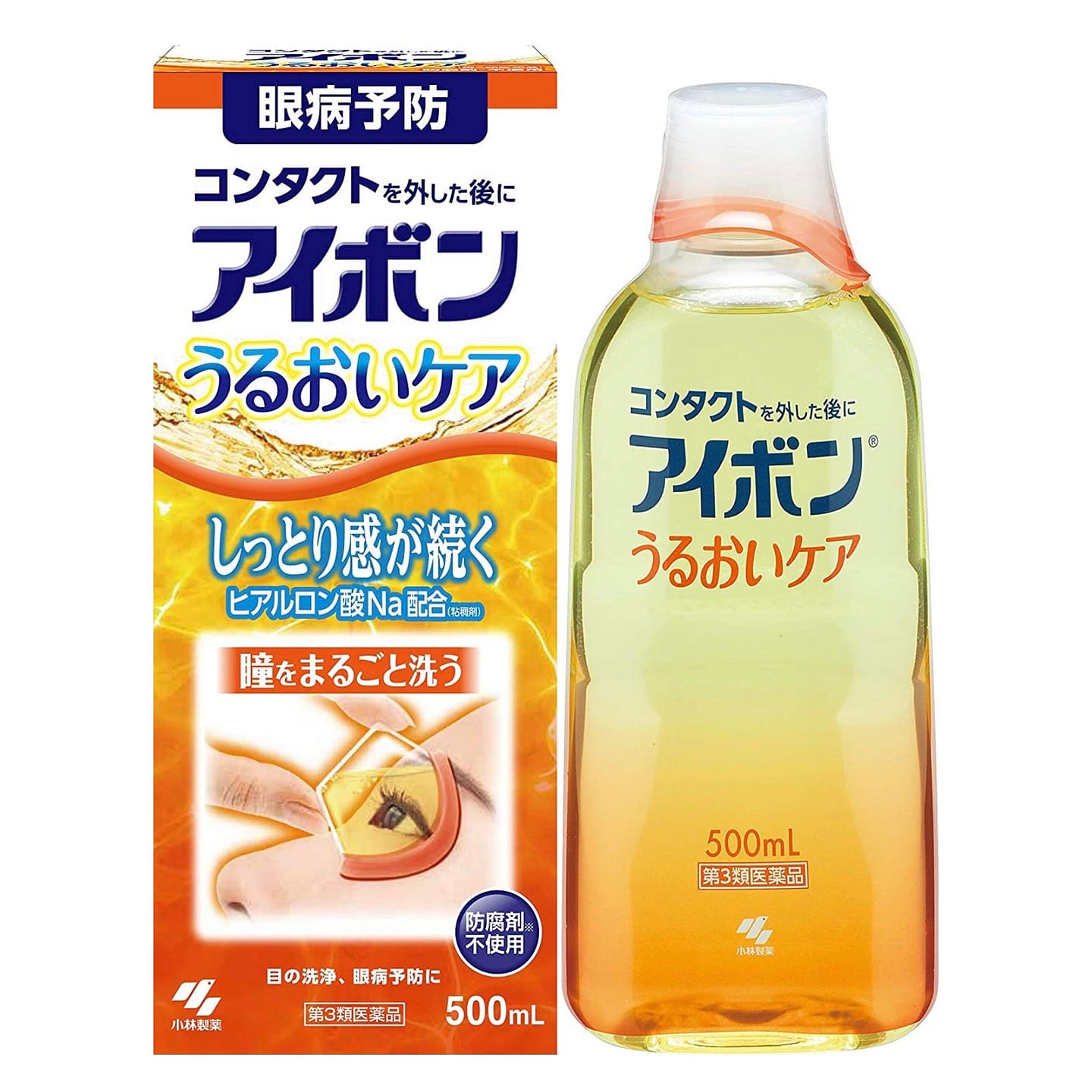 Kobayashi Eyebon Medical Eye Wash Liquid Moist Care 500ml 1 each