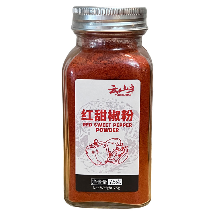 云山半 纯红甜椒粉 0添加剂红椒粉泡菜上色