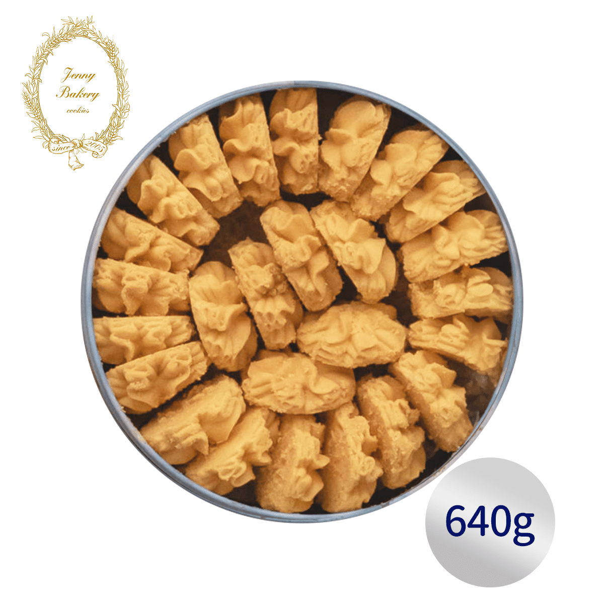 香港直送 JENNY Cookies 奶油花曲奇 640 克