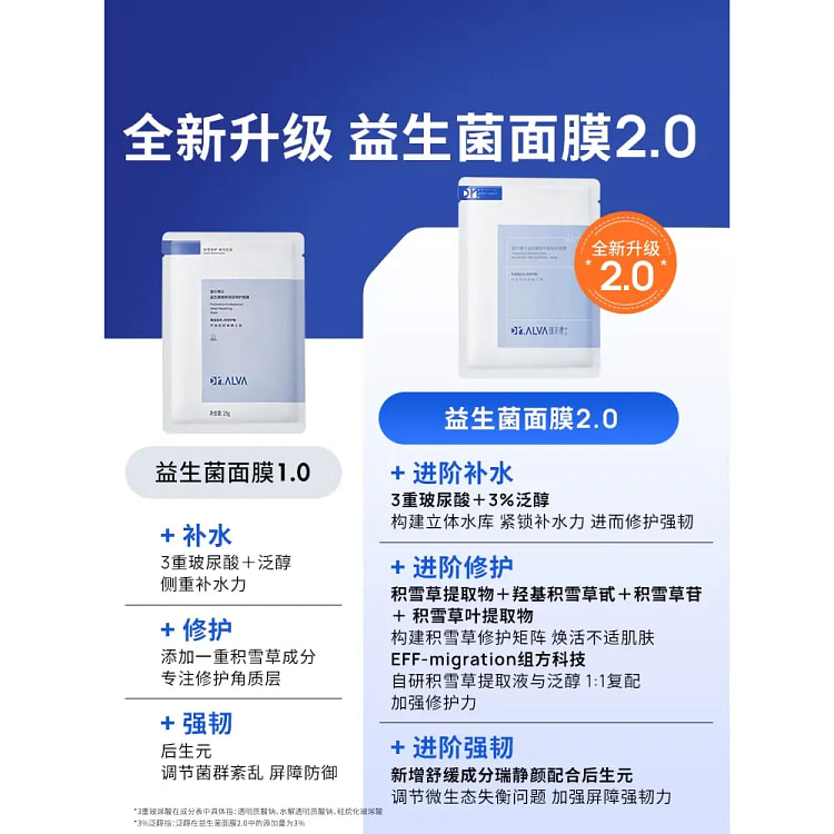 瑷尔博士益生菌面膜一片25g