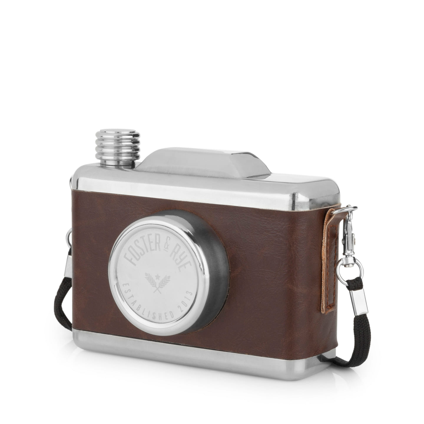 Stainless Steel Snapshot Flask by Foster & Rye™ 1 each